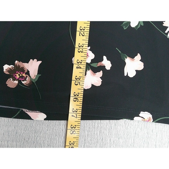 Ralph Lauren 250720755001 Navy Floral Stretch Matte Jersey Dress, 6R - Picture 5 of 11